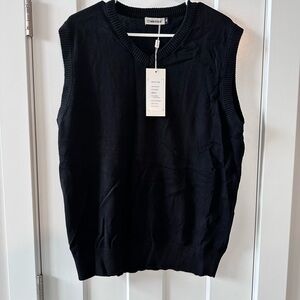 Mocotono Men's V-neck Cotton Sweater